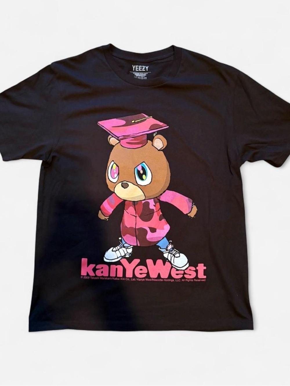 Kanye West Yeezy x Takashi Murakami Bear Tee Black Large